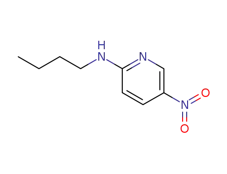 Molecular Structure of 26820-54-2 (N-(5-nitro-2-pyridyl)butylamine)