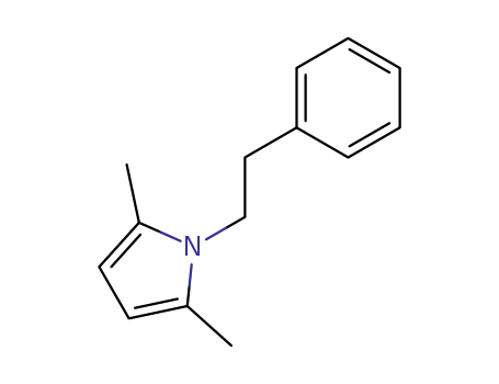 Molecular Structure of 50691-34-4 (2,5-DIMETHYL-1-PHENETHYL-1H-PYRROLE)