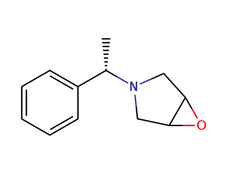 Molecular Structure of 474755-59-4 (6-Oxa-3-azabicyclo[3.1.0]hexane, 3-[(1S)-1-phenylethyl]-)