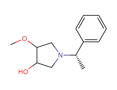 (1'S)-1-(1'-phenylethyl)-3-hydroxy-4-methoxy-pyrrolidine