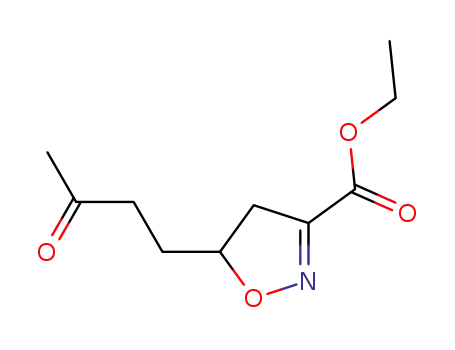 ethyl 5-(3-oxobutyl)-4,5-dihydro-3-isoxazolecarboxylate