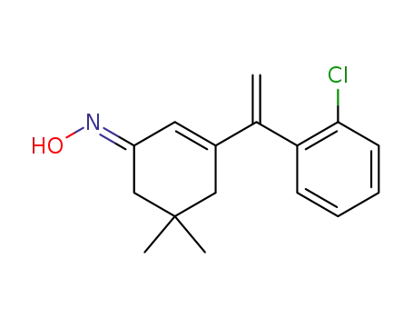 5,5-dimethyl-3-(E)-[(2'-chloro-phenyl)-vinyl]-2-cyclohexene-1-one-(E)-oxime