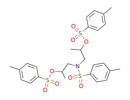 N-tosyl-bis(2-tosyloxy propyl) amine