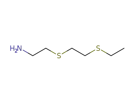 Molecular Structure of 73502-96-2 (2-[[2-(ethylthio)ethyl]thio]amine)