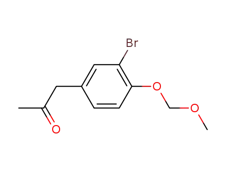 1-[3-bromo-4-(methoxymethoxy)phenyl]acetone