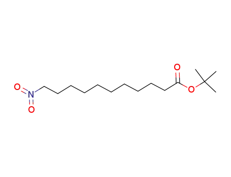 Molecular Structure of 873201-44-6 (Undecanoic acid, 11-nitro-, 1,1-dimethylethyl ester)