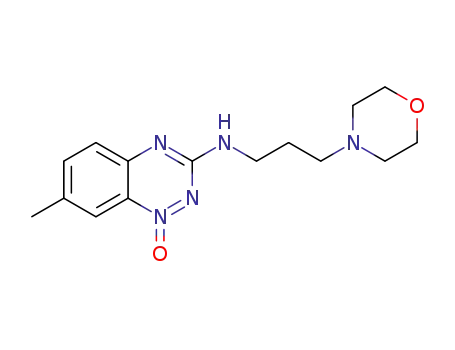 7-methyl-N-[3-(4-morpholinyl)propyl]-1,2,4-benzotriazin-3-amine 1-oxide