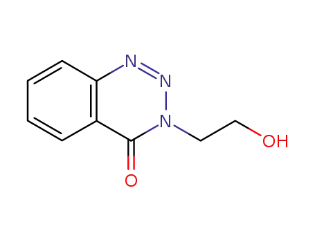 Molecular Structure of 72553-67-4 (1,2,3-Benzotriazin-4(3H)-one, 3-(2-hydroxyethyl)-)