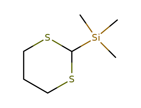 Molecular Structure of 13411-42-2 (2-TRIMETHYLSILYL-1,3-DITHIANE)