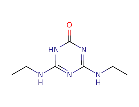 1,3,5-Triazin-2(1H)-one,4,6-bis(ethylamino)-                                                                                                                                                            