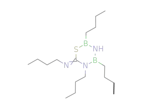2,4-Di-n-butyl-5-n-butyl-6-n-butylimino-1-thia-3,5-diaza-2,4-dibora-cyclohexan