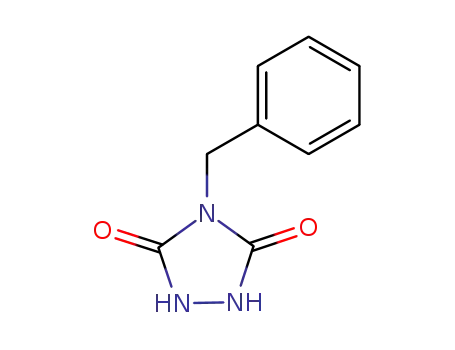 Molecular Structure of 16312-86-0 (1,2,4-Triazolidine-3,5-dione, 4-(phenylmethyl)-)