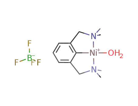 aqua{o,o'-bis((dimethylamino)methyl)phenyl}nickel(II) tetrafluoroborate