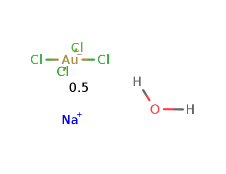 sodium tetrachloroaurate(III)*0.5H2O