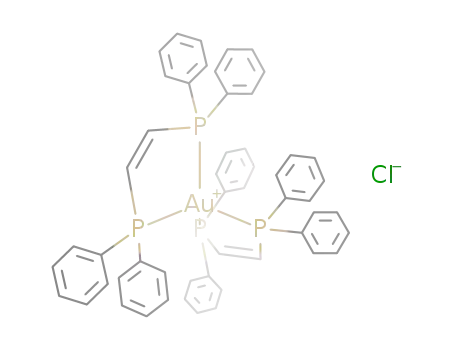 {Au(cis-bis(diphenylphosphino)ethylene)2}Cl