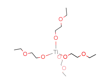 Molecular Structure of 71965-15-6 (titanium(4+) 2-ethoxyethanolate)