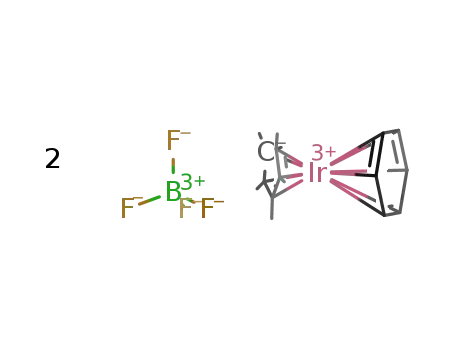 (η6-benzene)(η5-pentamethylcyclopentadienyl)iridium(III) bis(tetrafluoroborate)