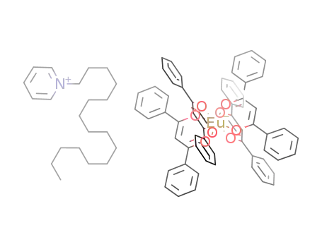 C5H5NC16H33(1+)*Eu(C15H11O2)4(1-)=C5H5NC16H33{Eu(C15H11O2)4}