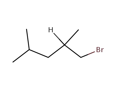 Molecular Structure of 6570-91-8 (1-BroMo-2,4-diMethylpentane)
