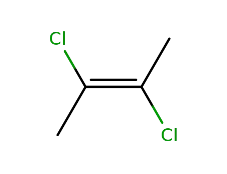 Molecular Structure of 1587-29-7 ((E)-2,3-Dichloro-2-butene)