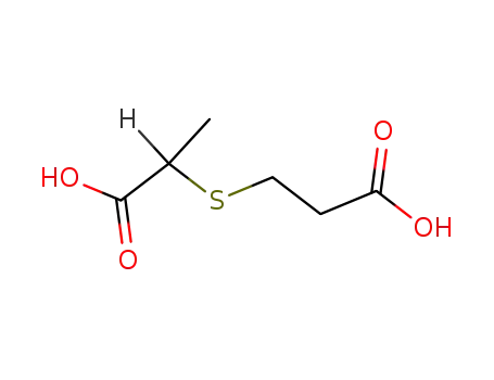 (+/-)-2-methyl-3-thia-adipic acid