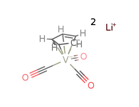 dilithium (η-cyclopentadienyl)tri(carbonyl)vanadate