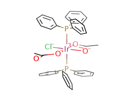 bis(acetato)chlorobis(triphenylphosphine)iridium(III)