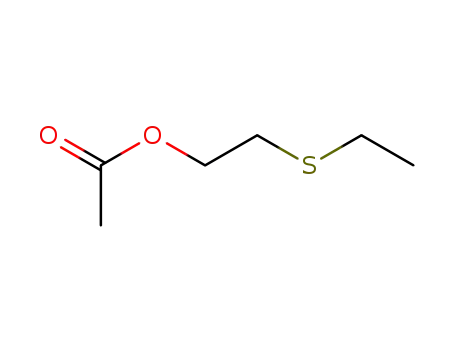 Molecular Structure of 5862-48-6 (2-(ethylsulfanyl)ethyl acetate)