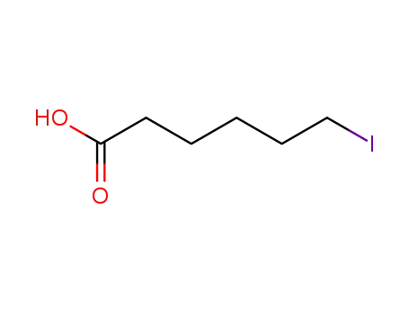Molecular Structure of 4224-63-9 (Hexanoic acid, 6-iodo-)