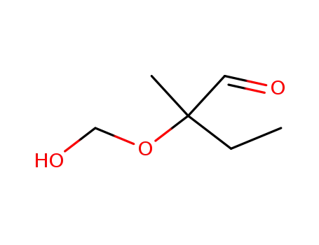 2-hydroxymethoxy-2-methyl-butyraldehyde