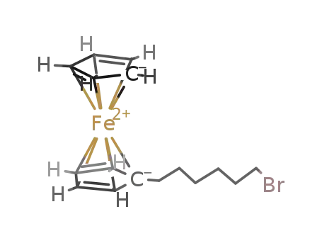 Molecular Structure of 136237-36-0 ((6-BROMOHEXYL)FERROCENE)