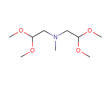 Molecular Structure of 70887-96-6 (N-(2,2-dimethoxyethyl)-2,2-dimethoxy-N-methylethanamine)