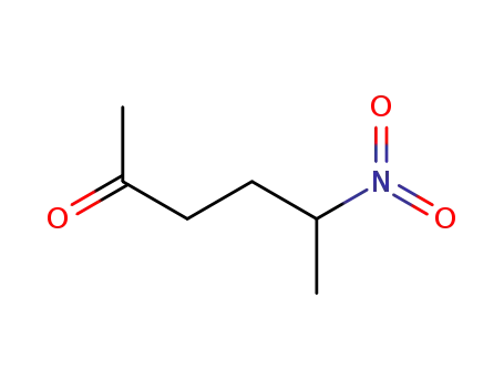 Molecular Structure of 35223-72-4 (2-Hexanone, 5-nitro-)