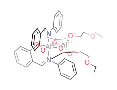 [(N-phenylsalicylideneiminato)2Al(III)(μ-O(i-Pr))2Al(III)(OCH2CH2OC2H5)2]