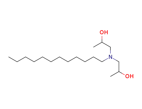 Molecular Structure of 1541-66-8 (1,1'-(dodecylimino)dipropan-2-ol)