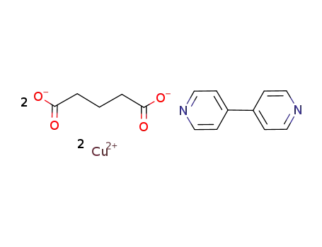 Cu2(glutarate)2(4,4'-bipyridine)