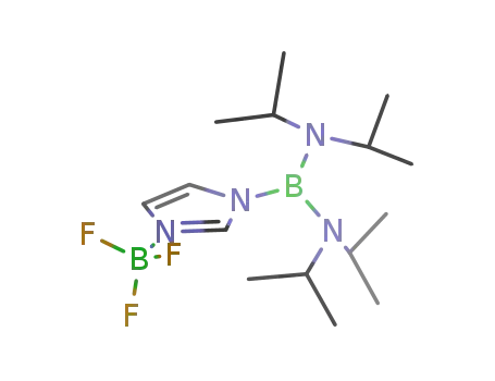 1-[bis(diisopropylamino)boryl]imidazole(N(3)-B)trifuoroborane