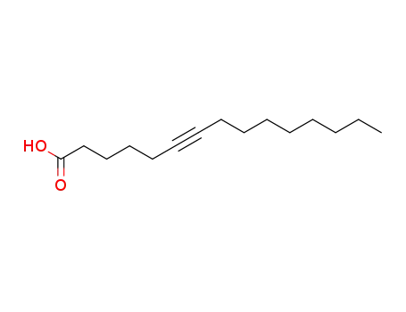 Molecular Structure of 92791-10-1 (6-Pentadecynoic acid)