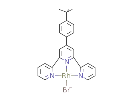 [(4'-(4-t-butylphenyl)-2,2':6',2''-terpyridine)Rh(Br)]