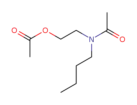 Molecular Structure of 19520-95-7 (2-[acetyl(butyl)amino]ethyl acetate)