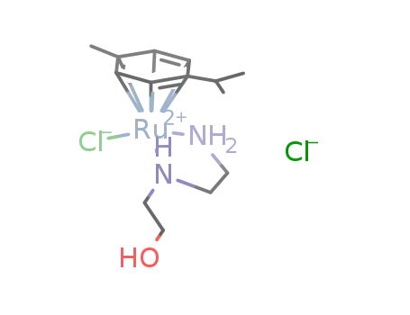 [(η6-p-cymene)ruthenium(II)Cl(2-[(2-aminoethyl)amino]ethanol)]Cl
