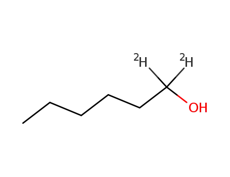 Molecular Structure of 52598-04-6 (N-HEXYL-1,1-D2 ALCOHOL)