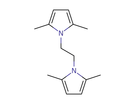 Molecular Structure of 6306-70-3 (1-[2-(2,5-dimethylpyrrol-1-yl)ethyl]-2,5-dimethyl-pyrrole)