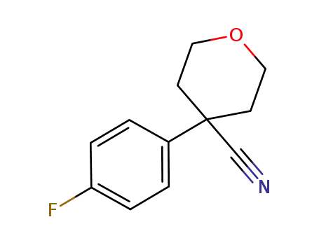 4-(4-fluorophenyl)tetrahydro-2H-pyran-4-carbonitrile