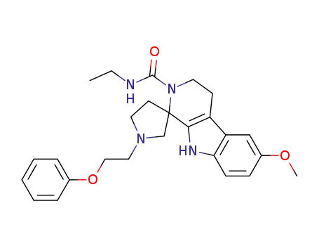 N-ethyl-6-methoxy-1'-(2-phenoxyethyl)-4,9-dihydrospiro[β-carboline-1,3'-pyrrolidine]-2(3H)-carboxamide