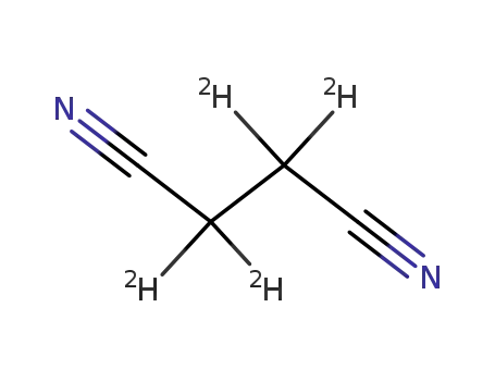 Molecular Structure of 23923-29-7 (SUCCINONITRILE-D4)