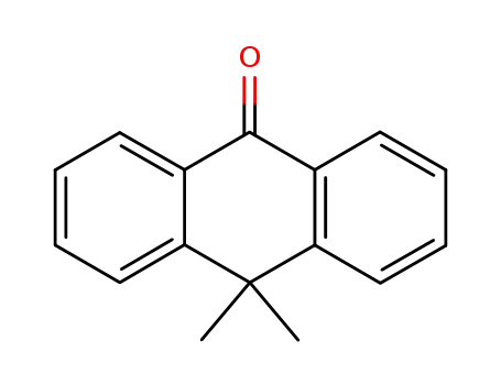 Molecular Structure of 5447-86-9 (10,10-Dimethylanthrone)