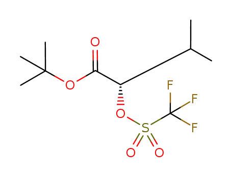 (-)-(2S)-trifluoromethanesulfonyloxy-3-methyl-butyric acid tert-butyl ester