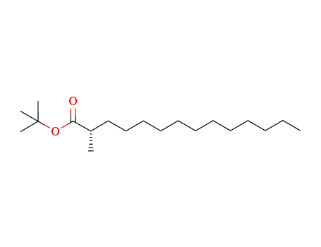 (+)-(2S)-methyl-tetradecanoic acid tert-butyl ester