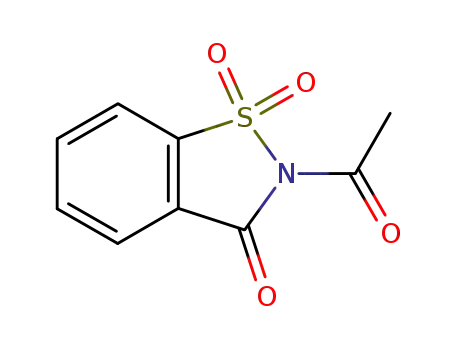 1,2-Benzisothiazol-3(2H)-one, 2-acetyl-, 1,1-dioxide
